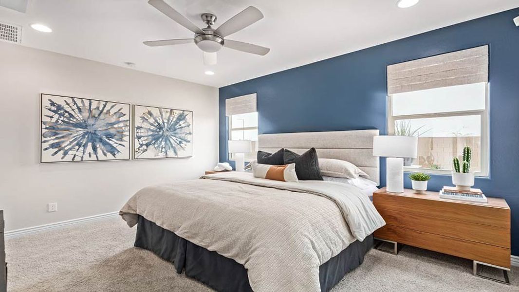 Representative furnished interior of a home built from the Edmonton by Taylor Morrison in Paradisi Discovery Collection, Surprise (Image 27). Representative furnished interior of a home built from the Edmonton by Taylor Morrison in Paradisi Discovery Collection, Surprise (Image 27).