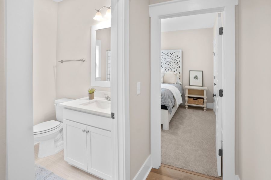 Representative furnished interior of a home built from the Jamestown by Bill Clark Homes in Riverside Cove, Wilmington (Image 17).