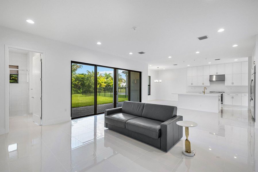 Furnished interior view inside a new home in Lotus Edge, Boca Raton (Image 16).