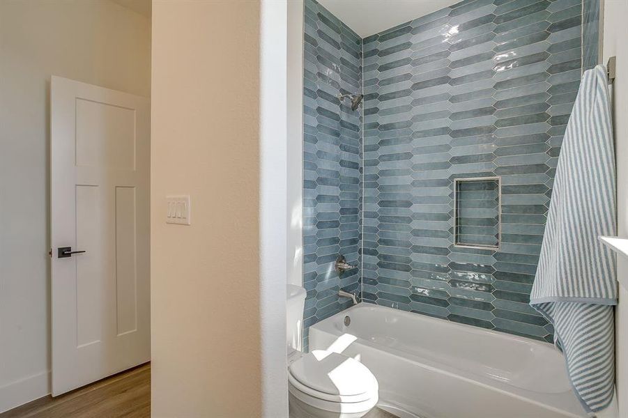 Furnished interior view inside a new home in , Granbury (Image 29).