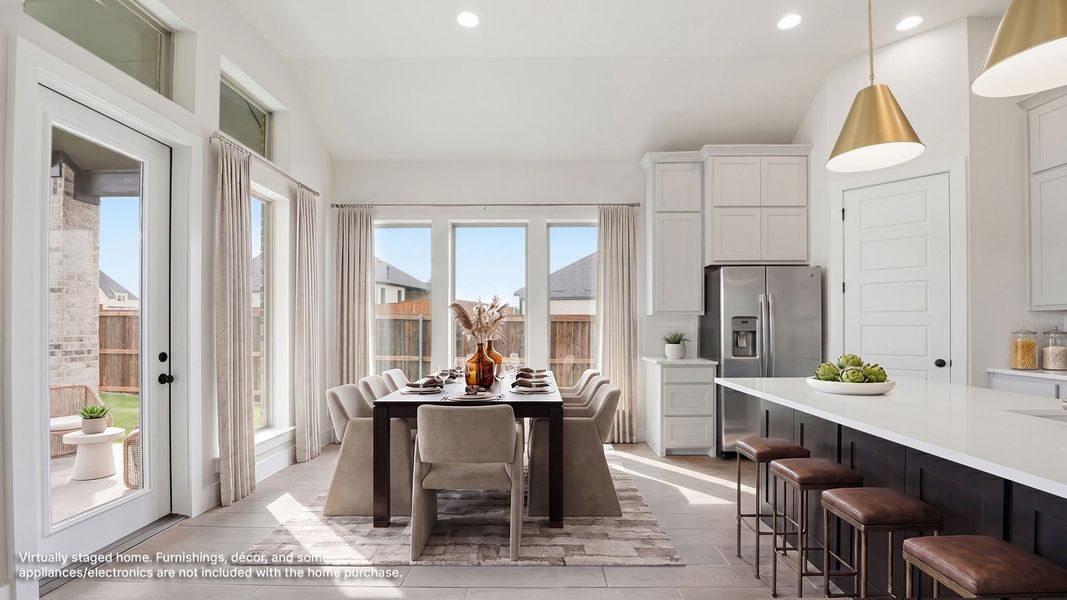 Furnished interior view inside a new home in The Parks at Wilson Creek, Celina (Image 5).