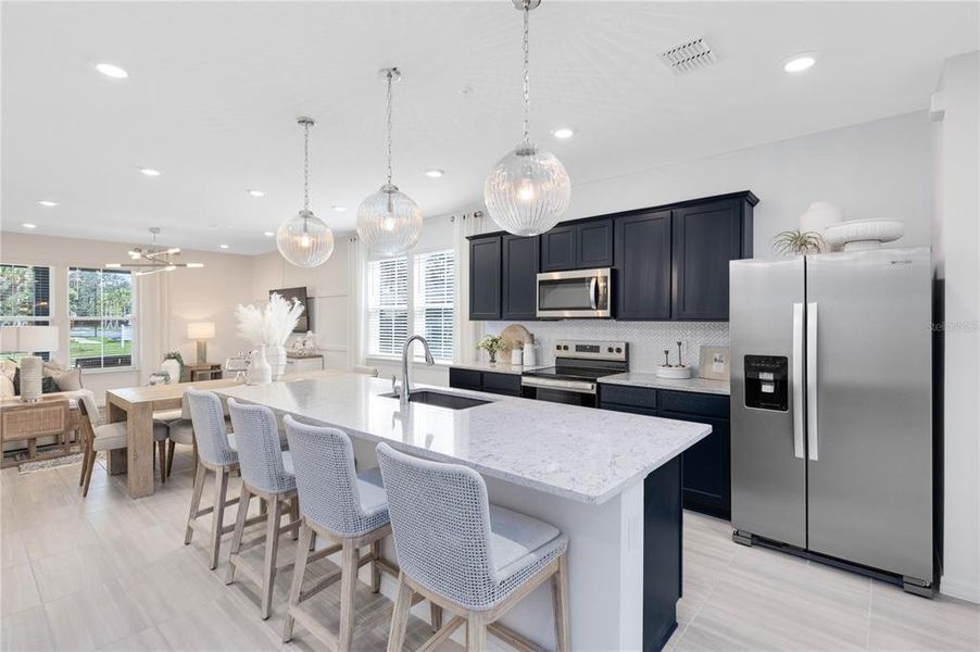 Furnished interior view inside a new home in The Cove at Nona Sound, Orlando (Image 27).