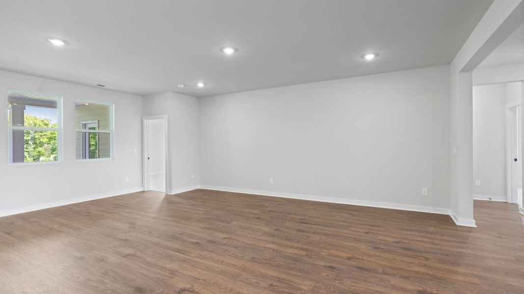 Representative unfurnished interior of a home built from the Holden by D.R. Horton in Harvest Point, Spring Hill (Image 52).