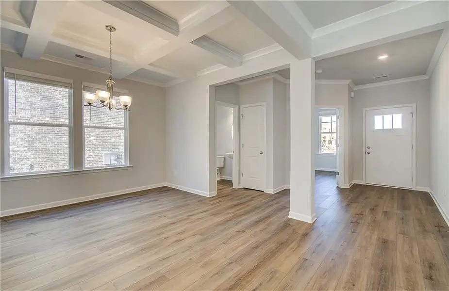Spacious, unfurnished interior of a new home in Bowers Farm, McDonough (Image 26). Spacious, unfurnished interior of a new home in Bowers Farm, McDonough (Image 26).