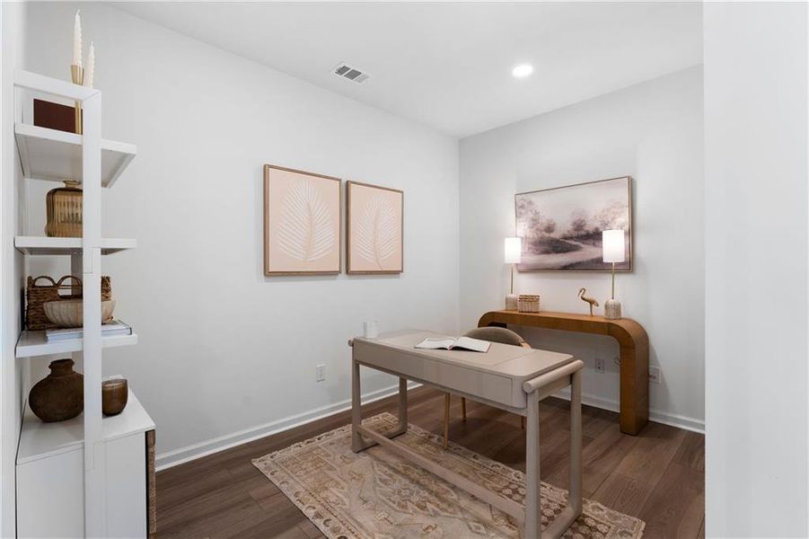 Furnished interior view inside a new home in , Waleska (Image 10). Furnished interior view inside a new home in , Waleska (Image 10).