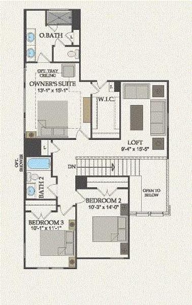 Pulte Homes, Nelson floor plan