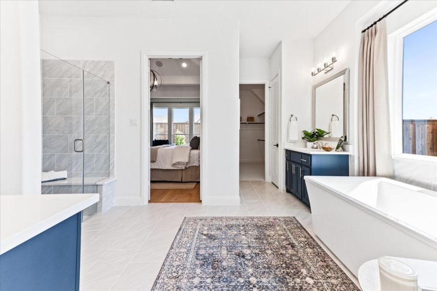 Furnished interior view inside a new home in Nelson Lake, Rockwall (Image 21).