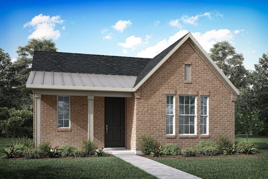 Representative exterior photo of a completed home built from the Chaise by Tri Pointe Homes in Painted Tree, McKinney, TX (Image 12).