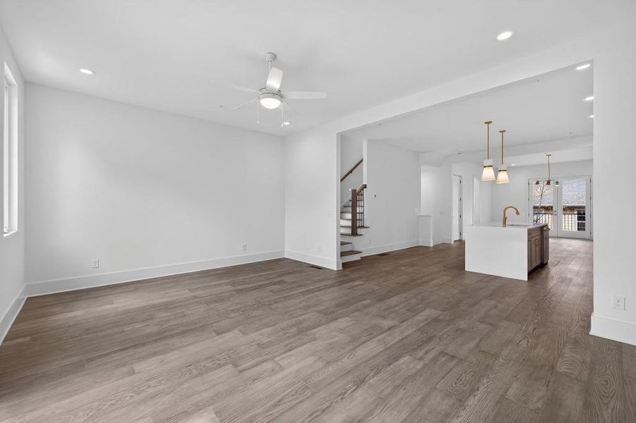 Spacious, unfurnished interior of a new home in Overlook at Moda, Decatur (Image 51). Spacious, unfurnished interior of a new home in Overlook at Moda, Decatur (Image 51).
