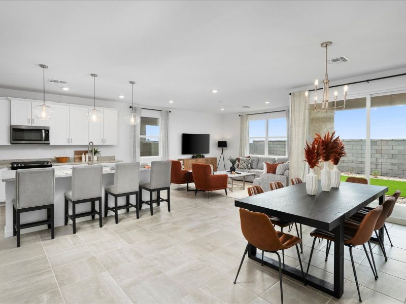 Dining Area in the Lark Floorplan at Rancho Mirage