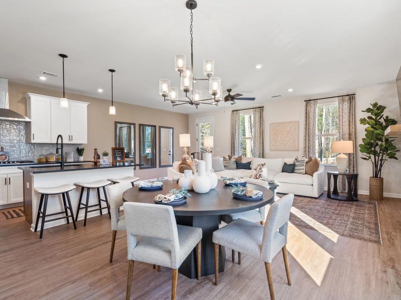 Representative furnished interior of a home built from the Marion A by Davidson Homes LLC in Lake Shore, Winder (Image 9).