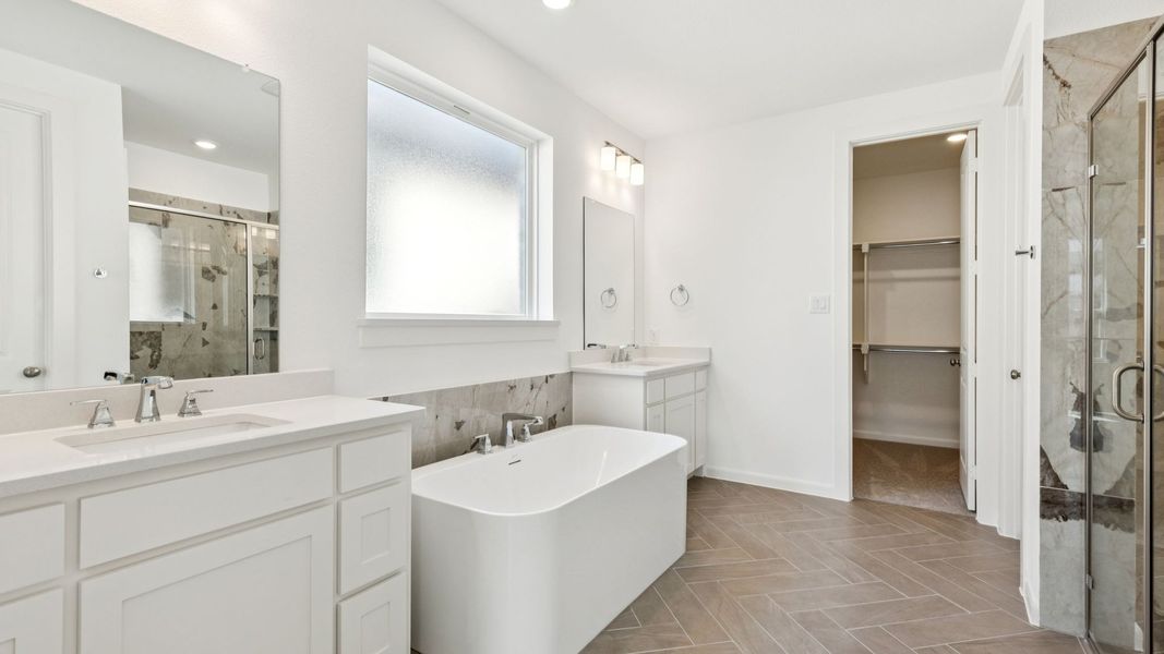 Representative furnished interior of a home built from the Tristan by Normandy Homes in Rainwater Crossing, Celina (Image 8).