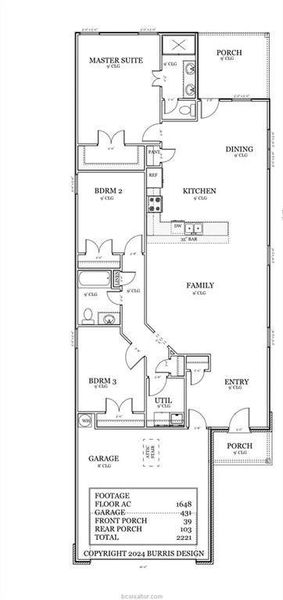 2D floor plan layout of this home in , College Station, TX (Image 3).