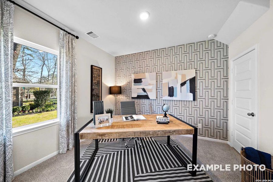 Furnished interior view inside a new home in Hickory Ridge, San Antonio (Image 9).