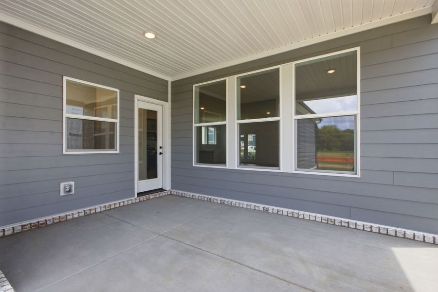 Exterior details and patio area of a home in Heritage Green – The Classic Collection, Columbia (Image 3). Exterior details and patio area of a home in Heritage Green – The Classic Collection, Columbia (Image 3).