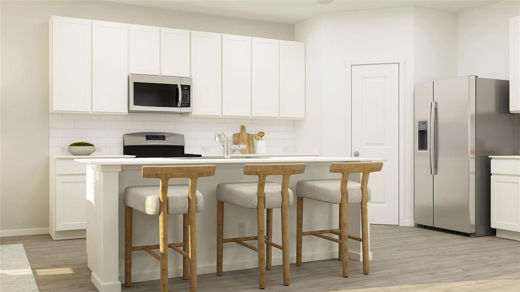 Furnished interior view inside a new home in Elm Creek, Elgin (Image 26).
