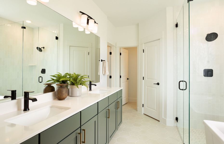 Representative furnished interior of a home built from the Hamilton by Pulte Homes in Sunfield, Mustang Ridge (Image 11).