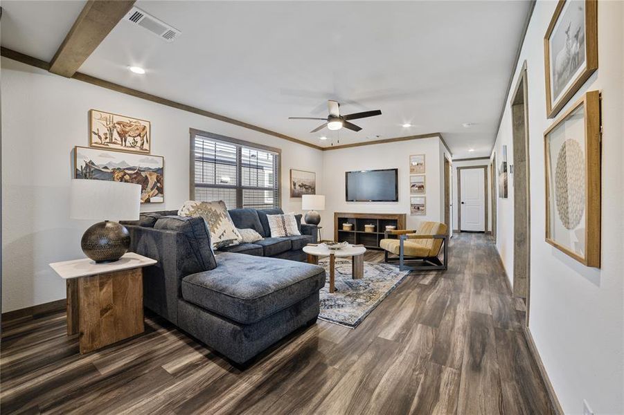 Furnished interior view inside a new home in , Poolville (Image 23).