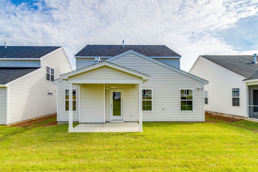 Front exterior of a new home in Winston Point, Gilbert, SC, highlighting curb appeal (Image 17).