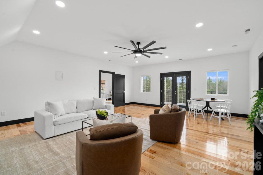 Furnished interior view inside a new home in , Mills River (Image 35).