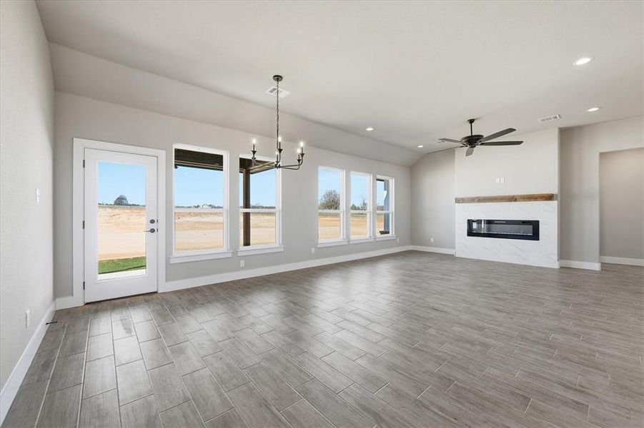 Spacious, unfurnished interior of a new home in Zion Valley, Springtown (Image 29).