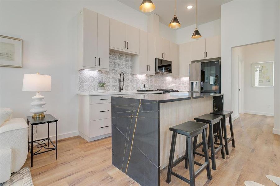 Furnished interior view inside a new home in , Fort Worth (Image 7). Furnished interior view inside a new home in , Fort Worth (Image 7).