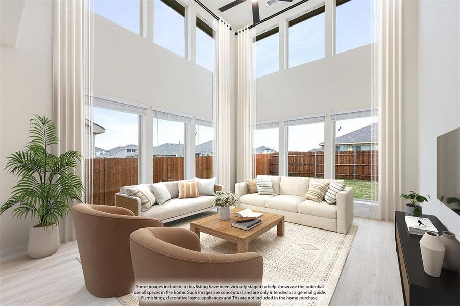Furnished interior view inside a new home in Star Ranch, Godley (Image 11).