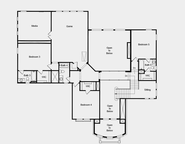 Additional Highlights include: media room upstairs, extended primary suite, extended dining room, covered patio, 15' sliding glass door, free standing oval tub in master bath, 60" linear fireplace and double front doors.