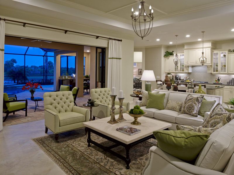 Furnished interior view inside a new home in Canoe Creek, Parrish (Image 15).