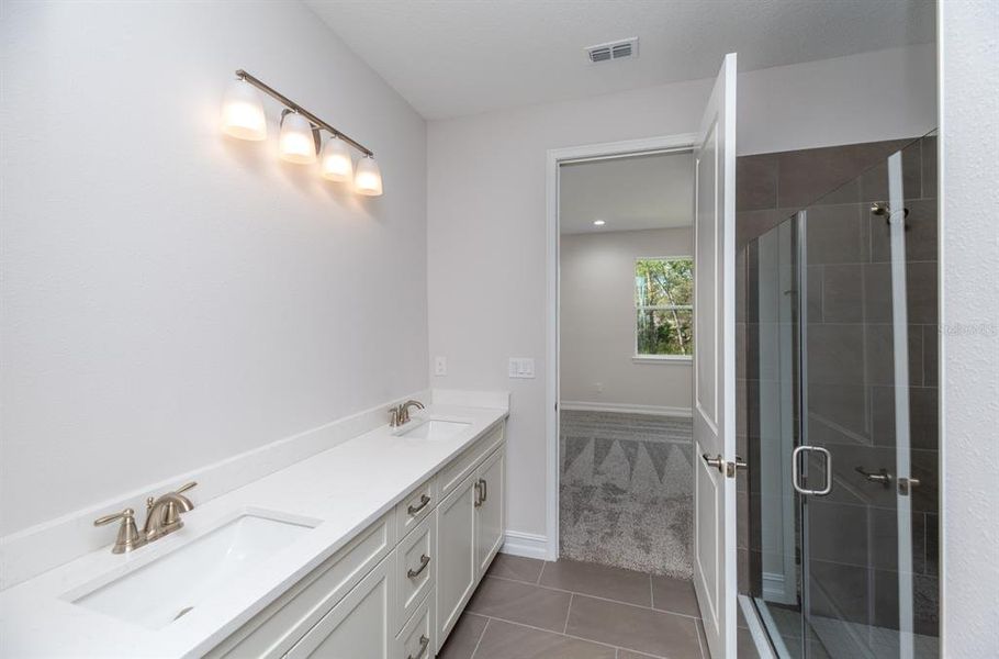 master bath looking towards bedroom