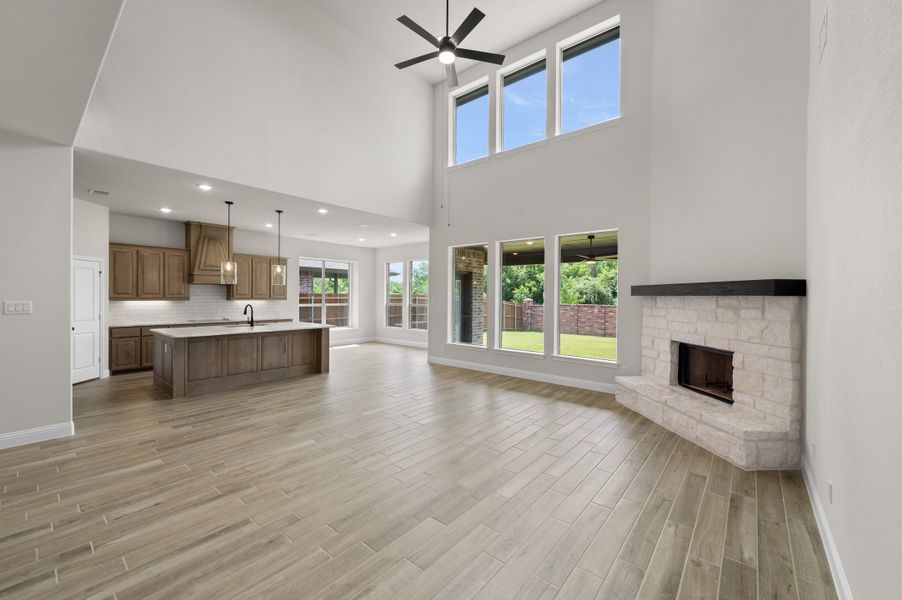 Spacious, unfurnished interior of a new home in Mockingbird Hills - Signature Series, Joshua (Image 17).
