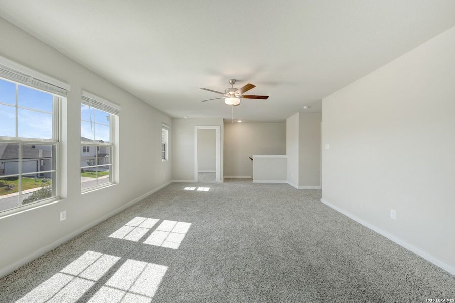 Spacious, unfurnished interior of a new home in Mesquite Ridge, San Antonio (Image 14). Spacious, unfurnished interior of a new home in Mesquite Ridge, San Antonio (Image 14).