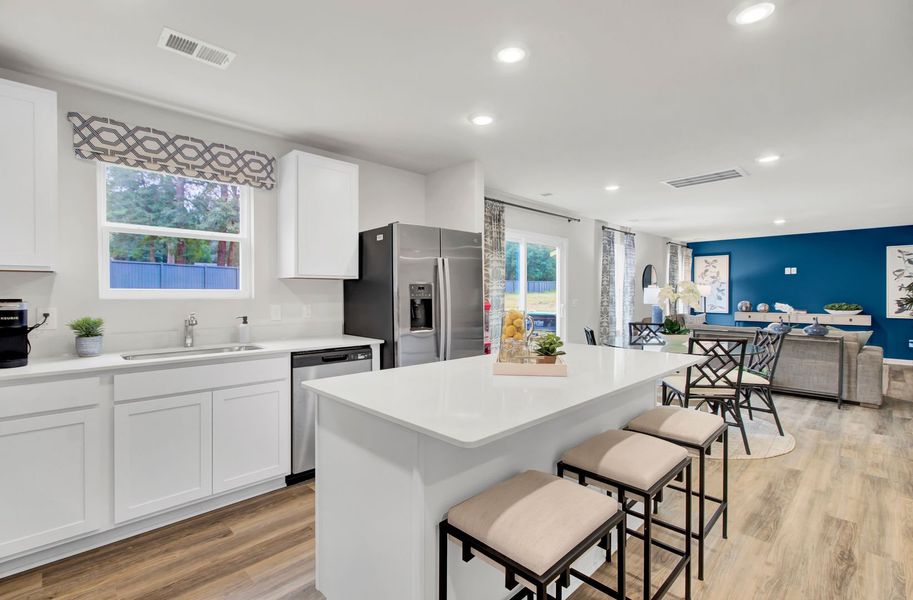 Furnished interior view inside a new home in Essence at Chestnut Ridge North, Hopkins (Image 3).