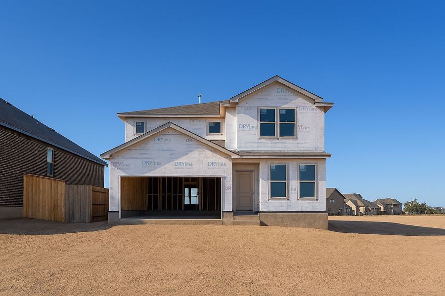 In-progress construction of a new home in La Cima, San Marcos, TX (Image 18). In-progress construction of a new home in La Cima, San Marcos, TX (Image 18).