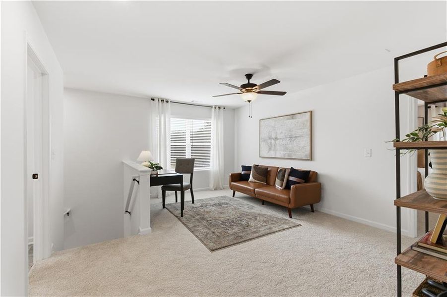 Furnished interior view inside a new home in Meadow Pines, Dallas (Image 6). Furnished interior view inside a new home in Meadow Pines, Dallas (Image 6).