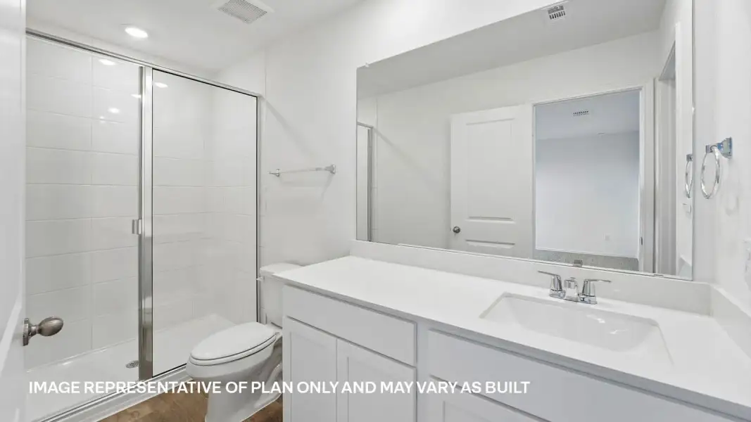 Furnished interior view inside a new home in Valverde, Bastrop (Image 12).