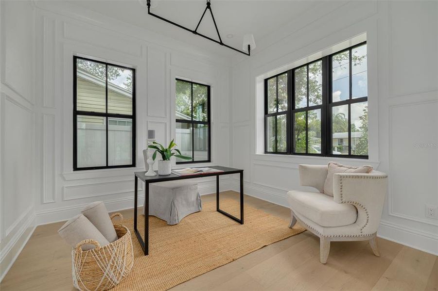 Furnished interior view inside a new home in , St. Petersburg (Image 34).