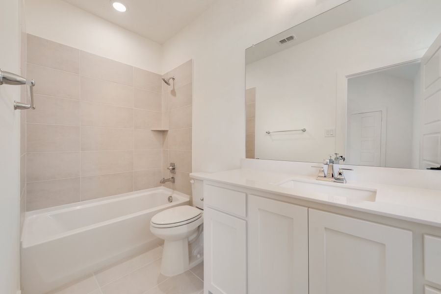 Furnished interior view inside a new home in Estates at Rockhill, Oak Point (Image 12).