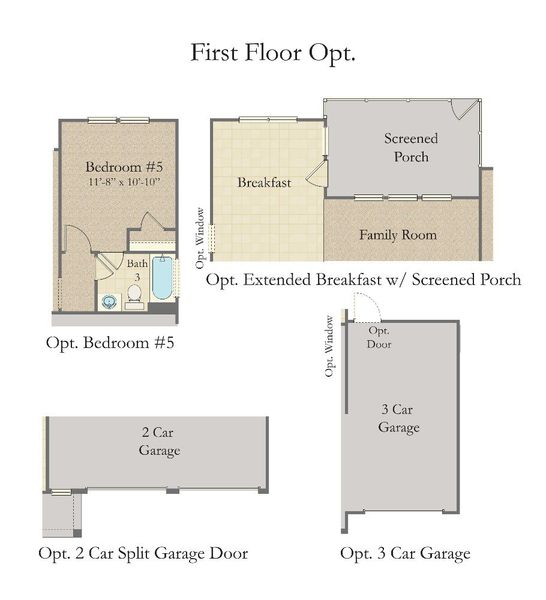 2D floor plan layout for the Hawthorne by DRB Homes in Sidney Creek Single Family, Zebulon, NC (Image 8).
