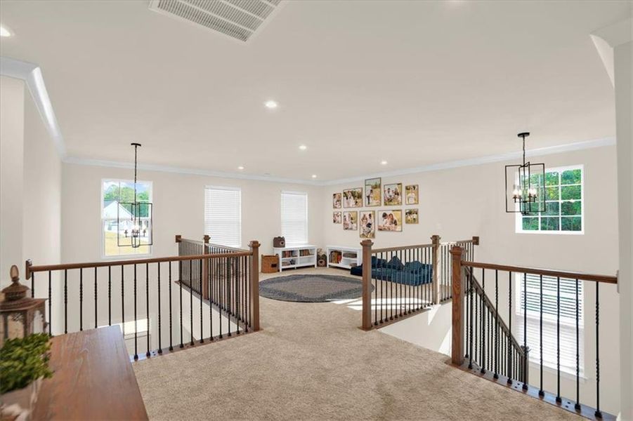 Furnished interior view inside a new home in , Fayetteville (Image 51).