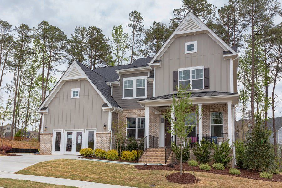 Representative exterior photo of a completed home built from the Statesville by Caruso Homes in Sauls Landing, Zebulon, NC (Image 30). Representative exterior photo of a completed home built from the Statesville by Caruso Homes in Sauls Landing, Zebulon, NC (Image 30).