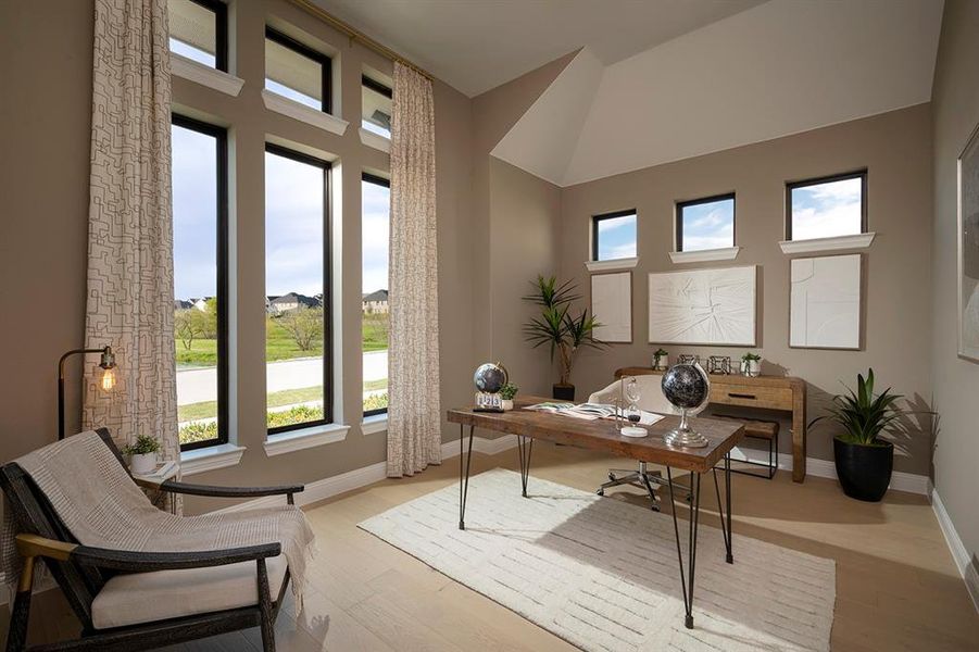 Furnished interior view inside a new home in Windsong Ranch, Prosper (Image 15).