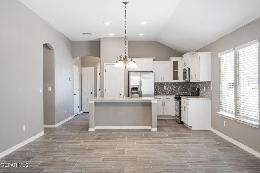 Representative furnished interior of a home built from the Adam 1600SF by Saratoga Homes in Crossland, El Paso (Image 6).