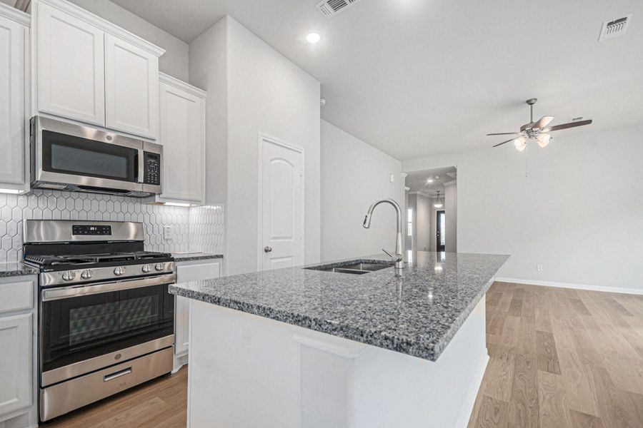 Furnished interior view inside a new home in , Bay City (Image 7).