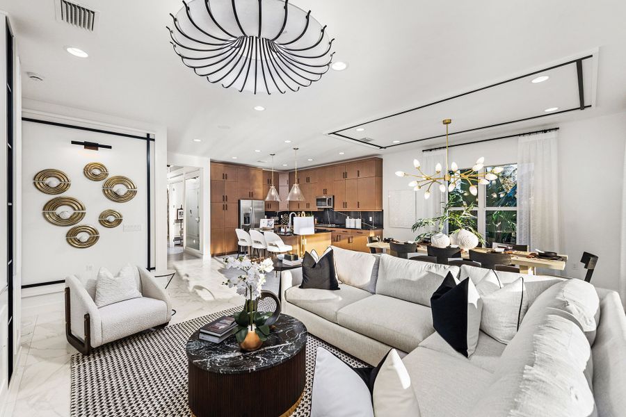 Representative furnished interior of a home built from the Skyline by GL Homes in Valencia Sky (55+), Naples (Image 8).