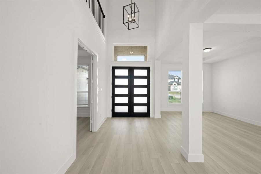 Spacious, unfurnished interior of a new home in Birdsong, Mansfield (Image 35). Spacious, unfurnished interior of a new home in Birdsong, Mansfield (Image 35).