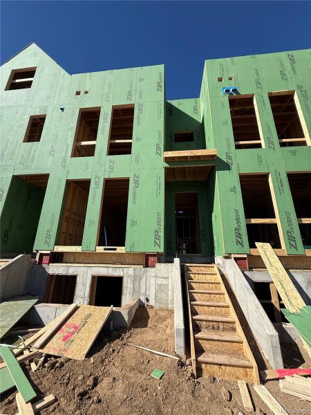 In-progress construction of a new home in , Louisville, CO (Image 18).