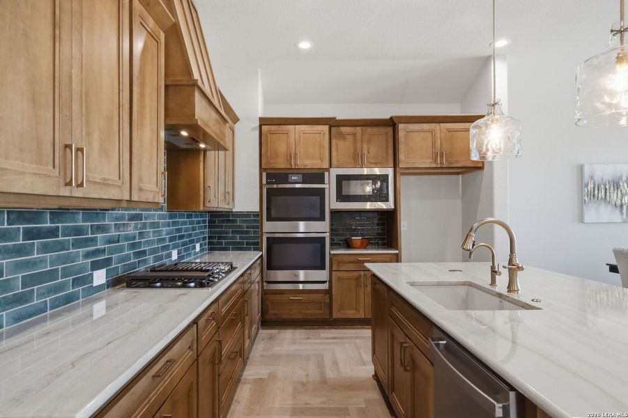 Furnished interior view inside a new home in The Summit, San Antonio (Image 17).