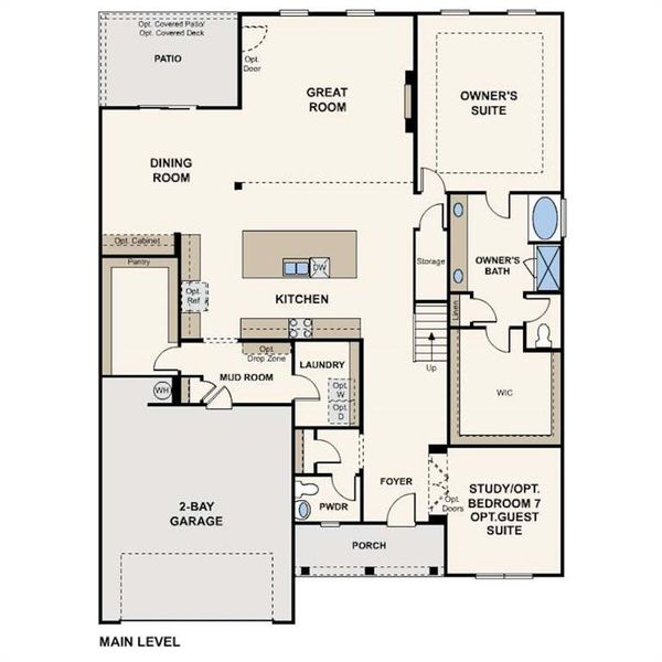 2D floor plan layout of this home in Ellorie Estates, Dawsonville, GA (Image 3). 2D floor plan layout of this home in Ellorie Estates, Dawsonville, GA (Image 3).