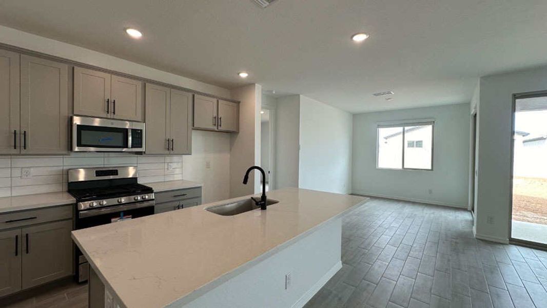 Kitchen and dining nook